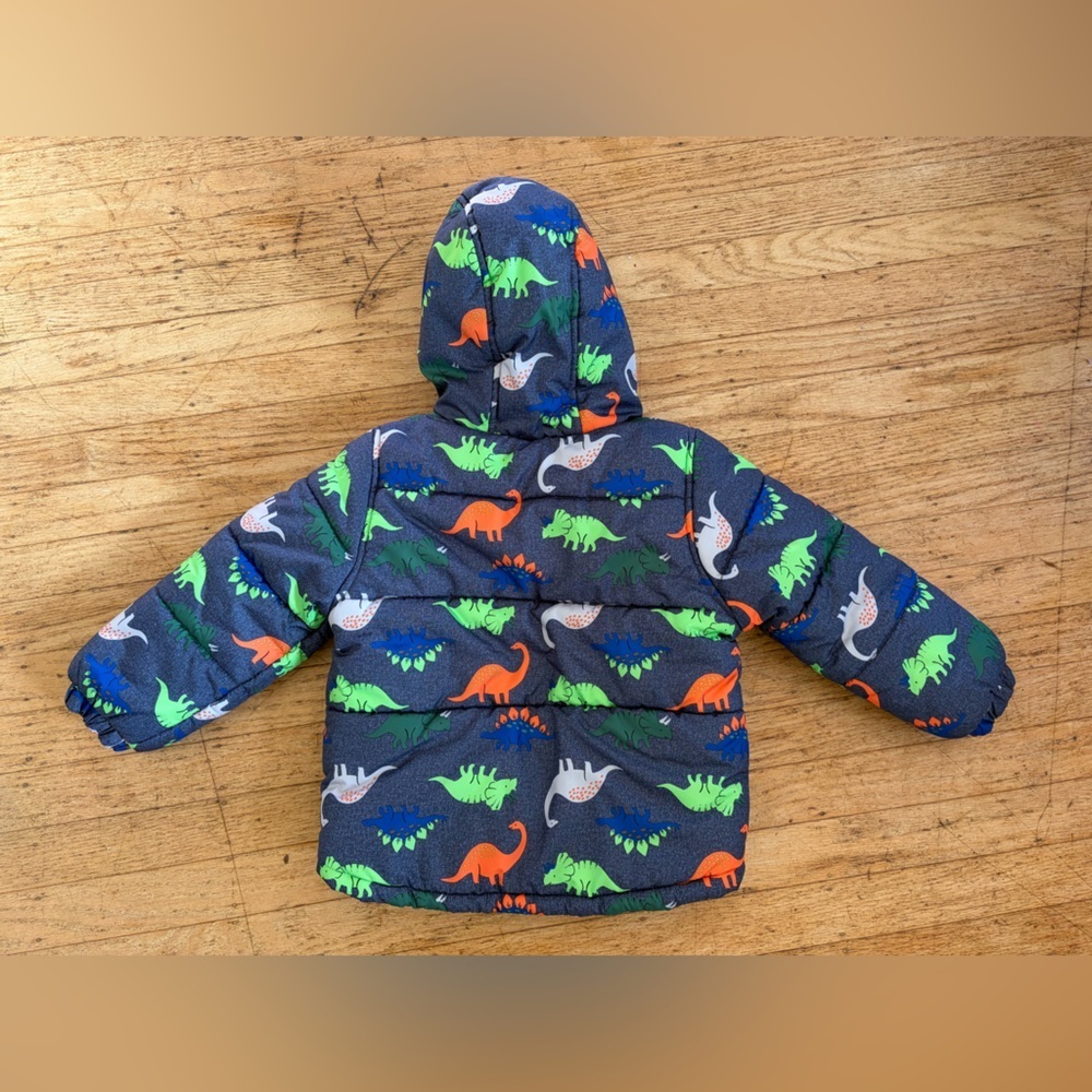 Boys London Fog winter coat Dinosaur Parka - Picture 8 of 8